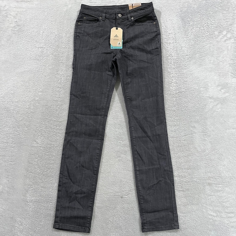 Prana Kayla High Rise Jeans Women's 4 27 Pants Stretch Denim 32" inseam Comfort